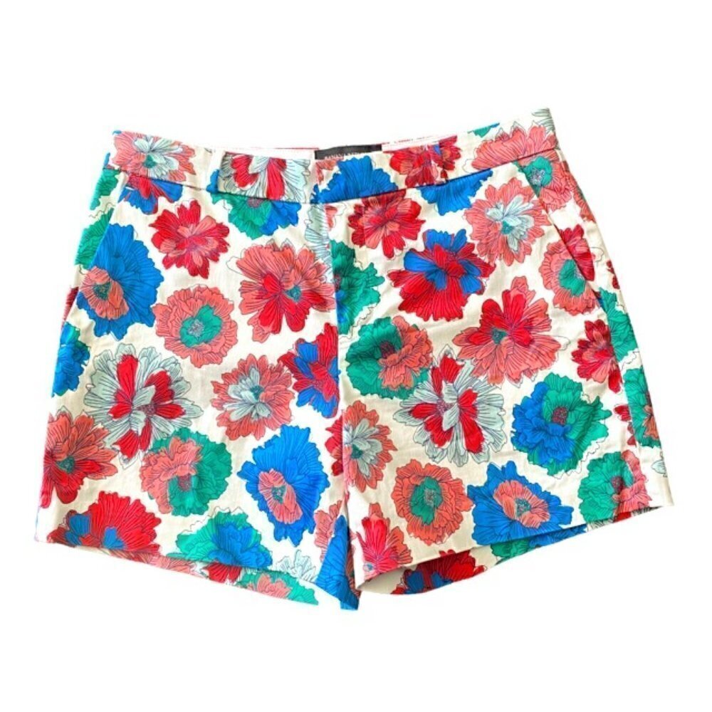 Banana Republic Multi Floral Short 0